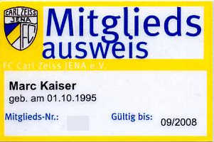 FCC-Mitgliedsausweis